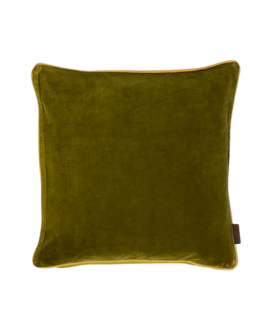 Housse de coussin en velours Green Harmony 50x50 cm