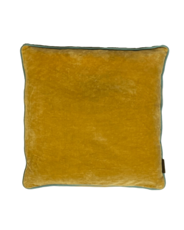 Housse de coussin en velours - Yellow Harmony