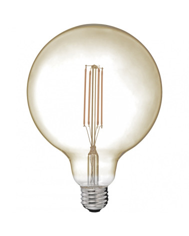 Ampoule Globe LED ambre vintage E27 4W