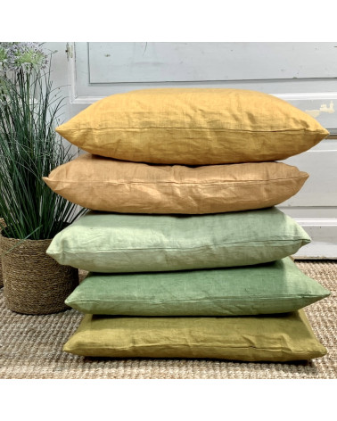 Coussin en lin - Eucalyptus