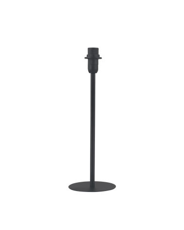 Pied de lampe en métal 35 cm - Noir mat