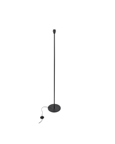 Pied de lampe en métal 145 cm - noir